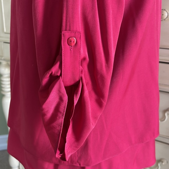 Chicos Pink tunic top size 1 - Picture 4 of 8
